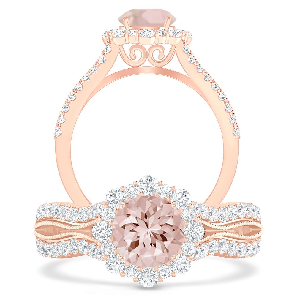 Rose Gold - Morganite