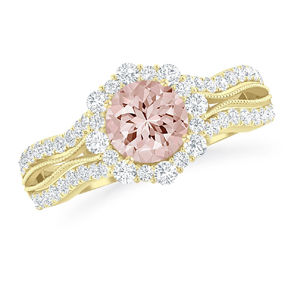 Yellow Gold - Morganite