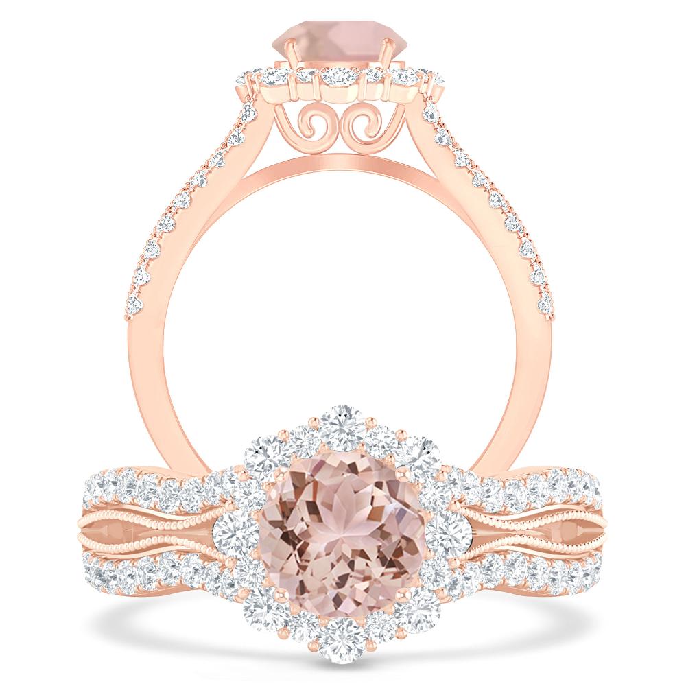 Rose Gold - Morganite