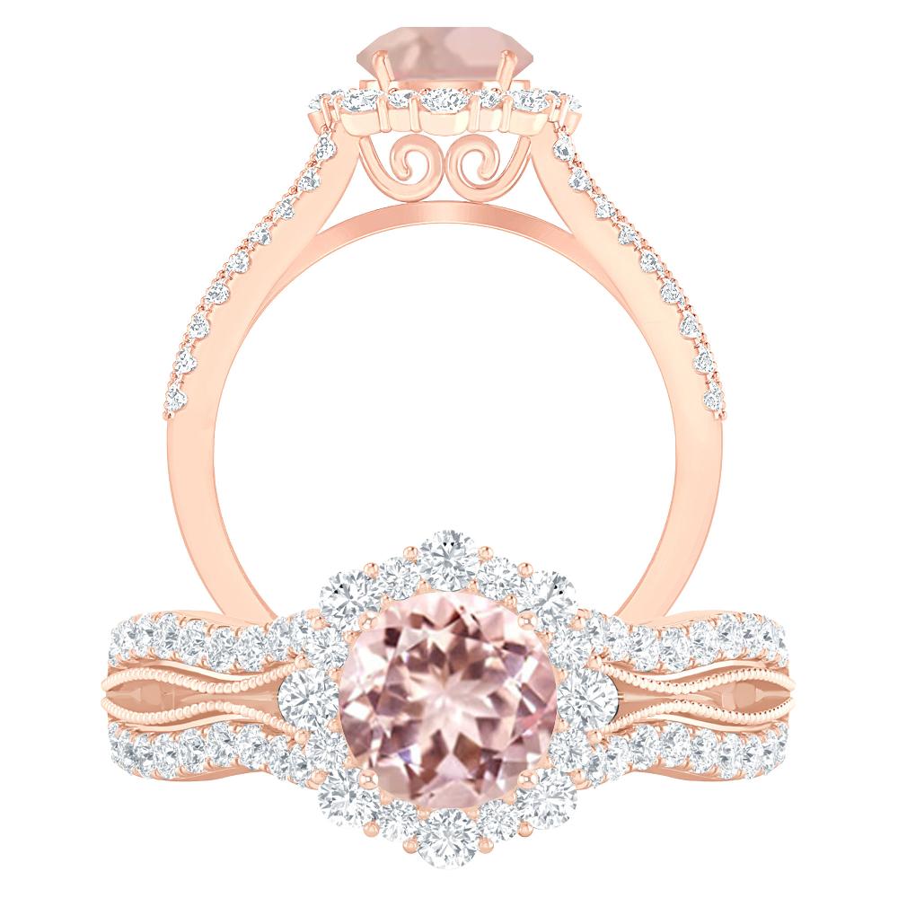 Rose Gold - Morganite