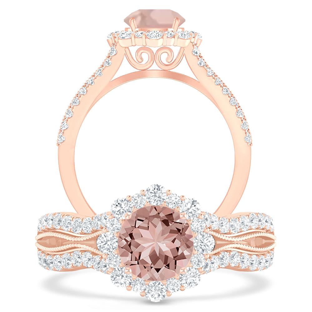 Rose Gold - Morganite