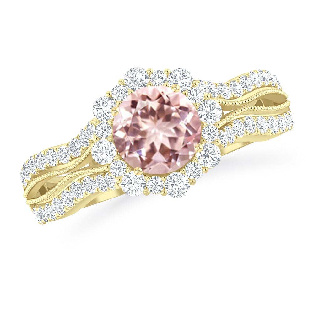 Yellow Gold - Morganite