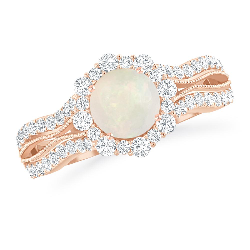 Rose Gold - Opal