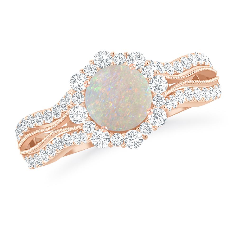 Rose Gold - Opal