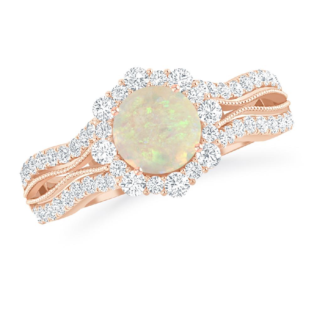 Rose Gold - Opal