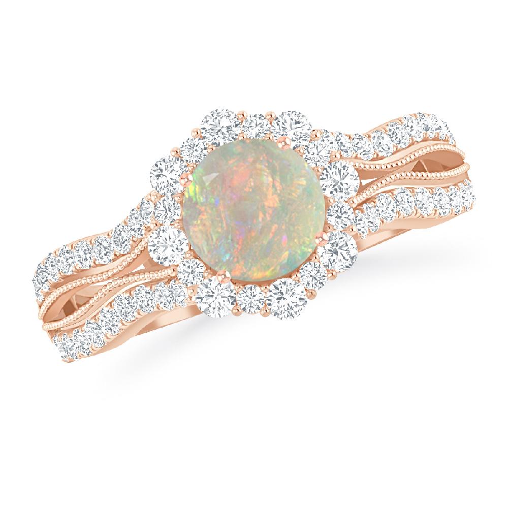 Rose Gold - Opal