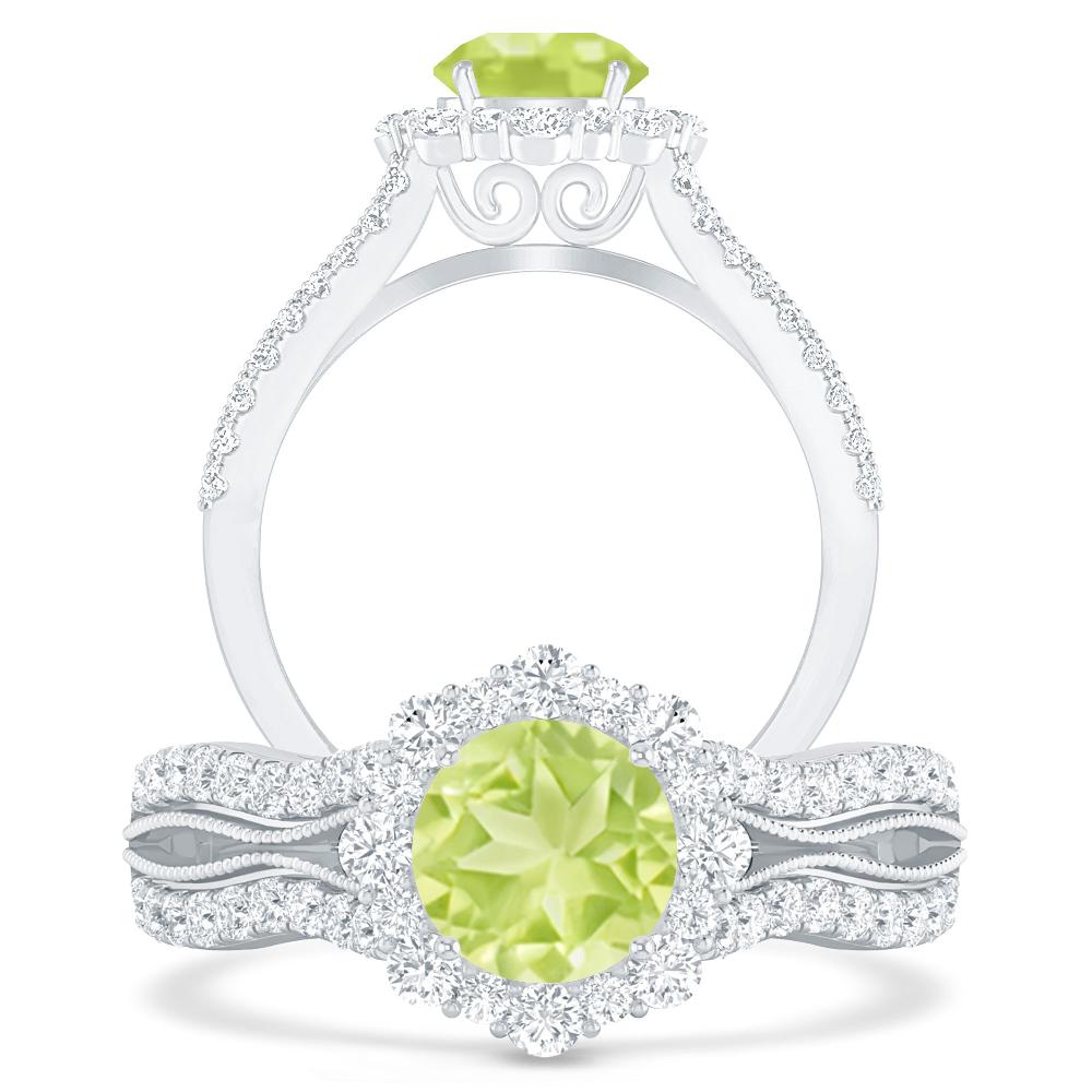 White Gold - Peridot