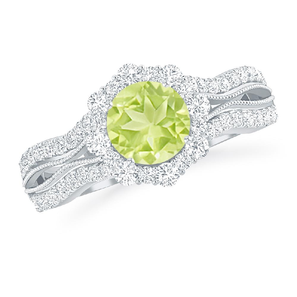 White Gold - Peridot