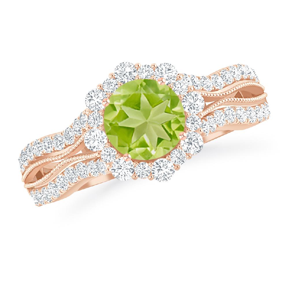 Rose Gold - Peridot