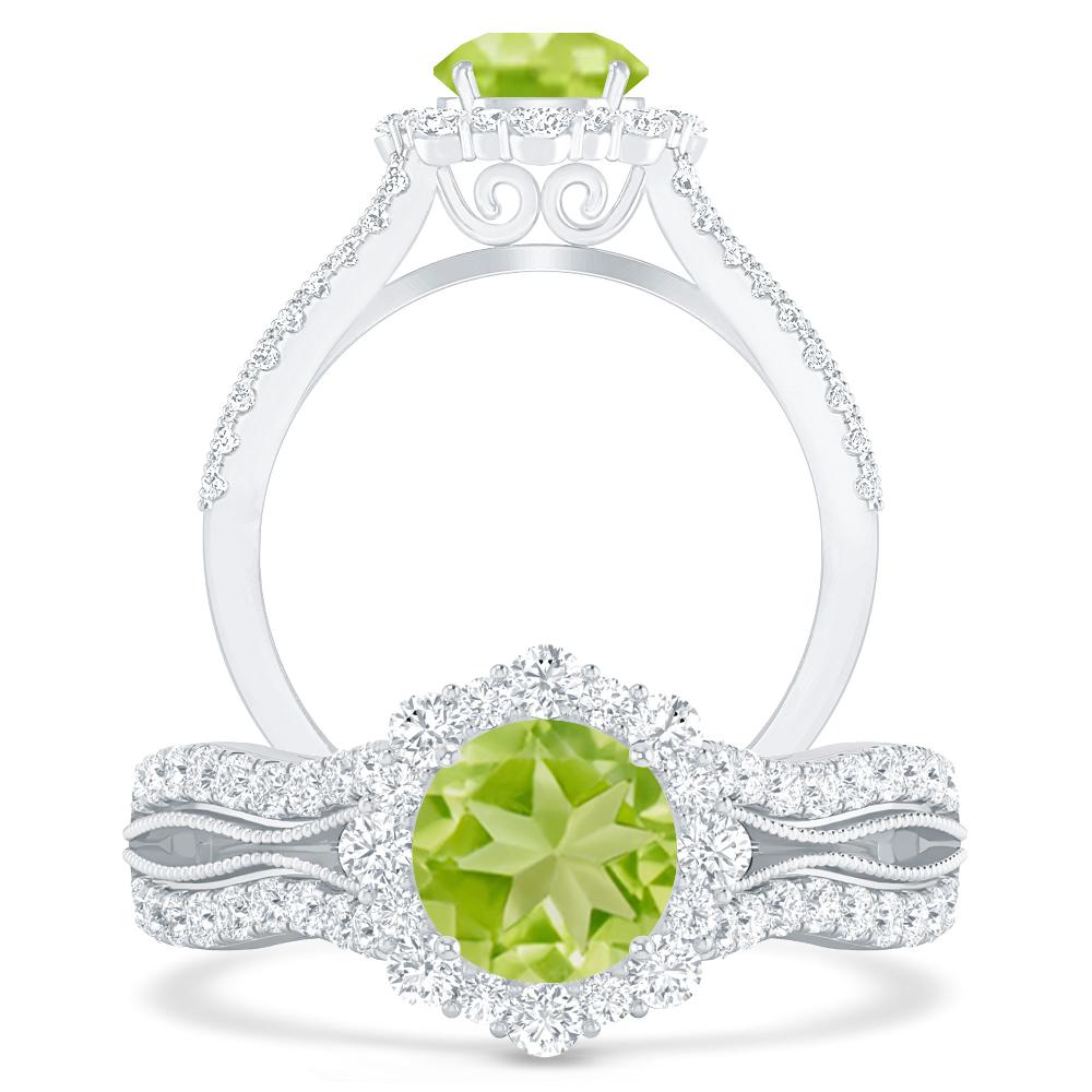 White Gold - Peridot