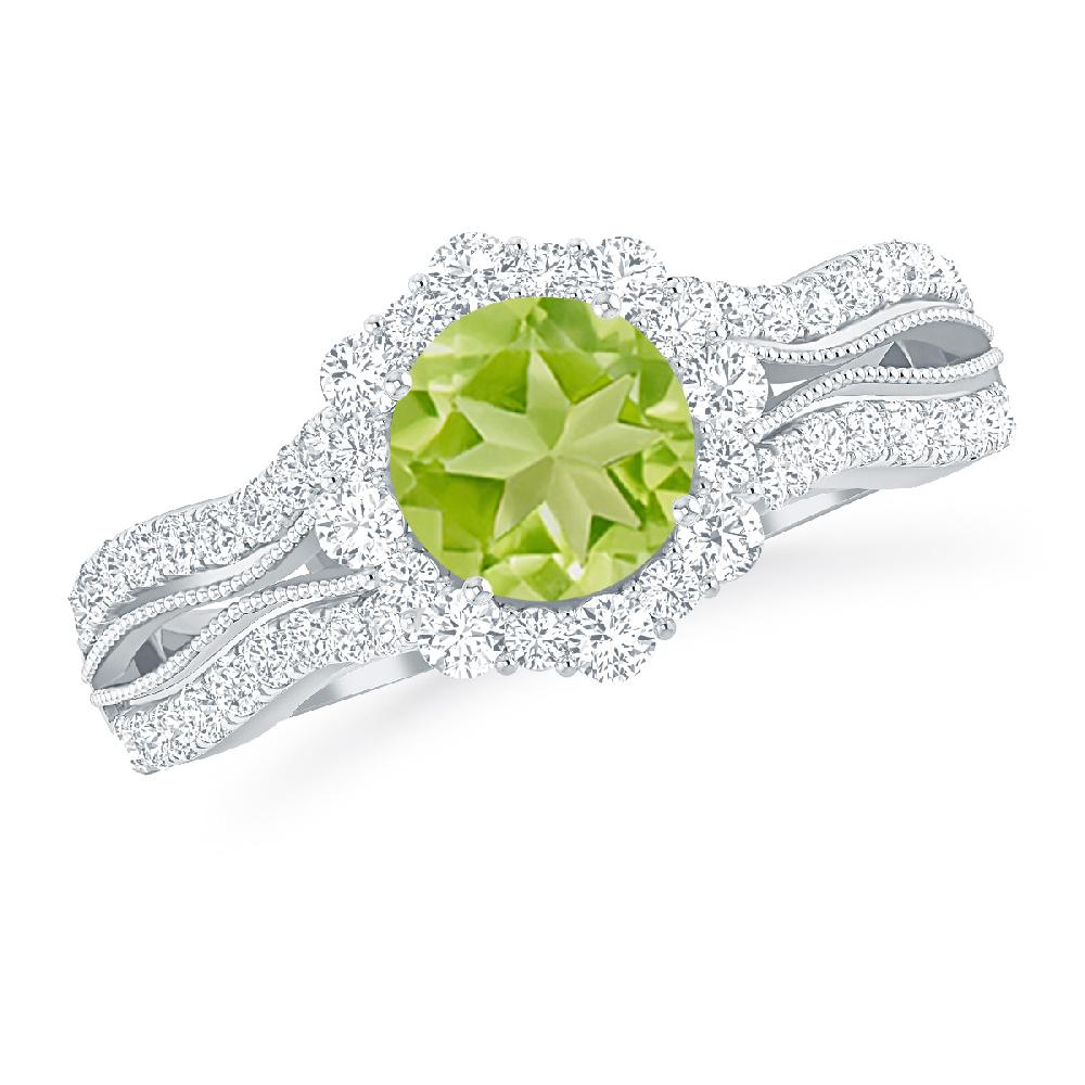 White Gold - Peridot