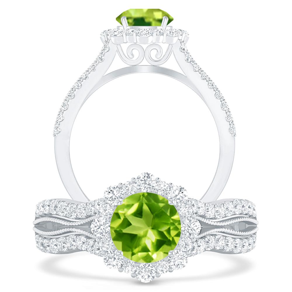 White Gold - Peridot