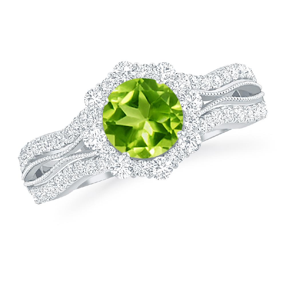 White Gold - Peridot