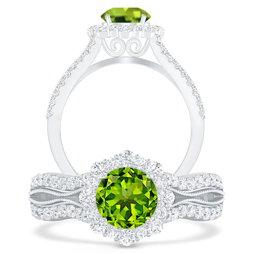 White Gold - Peridot