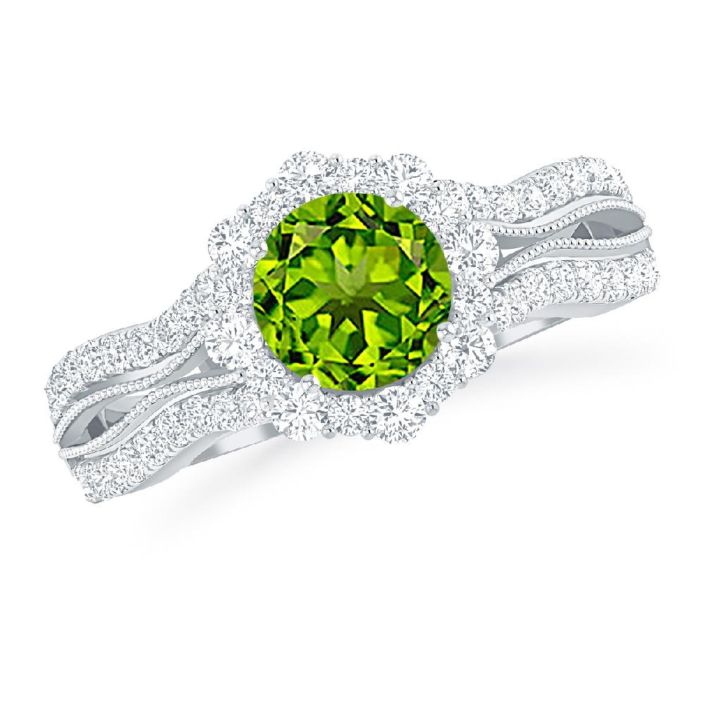 White Gold - Peridot