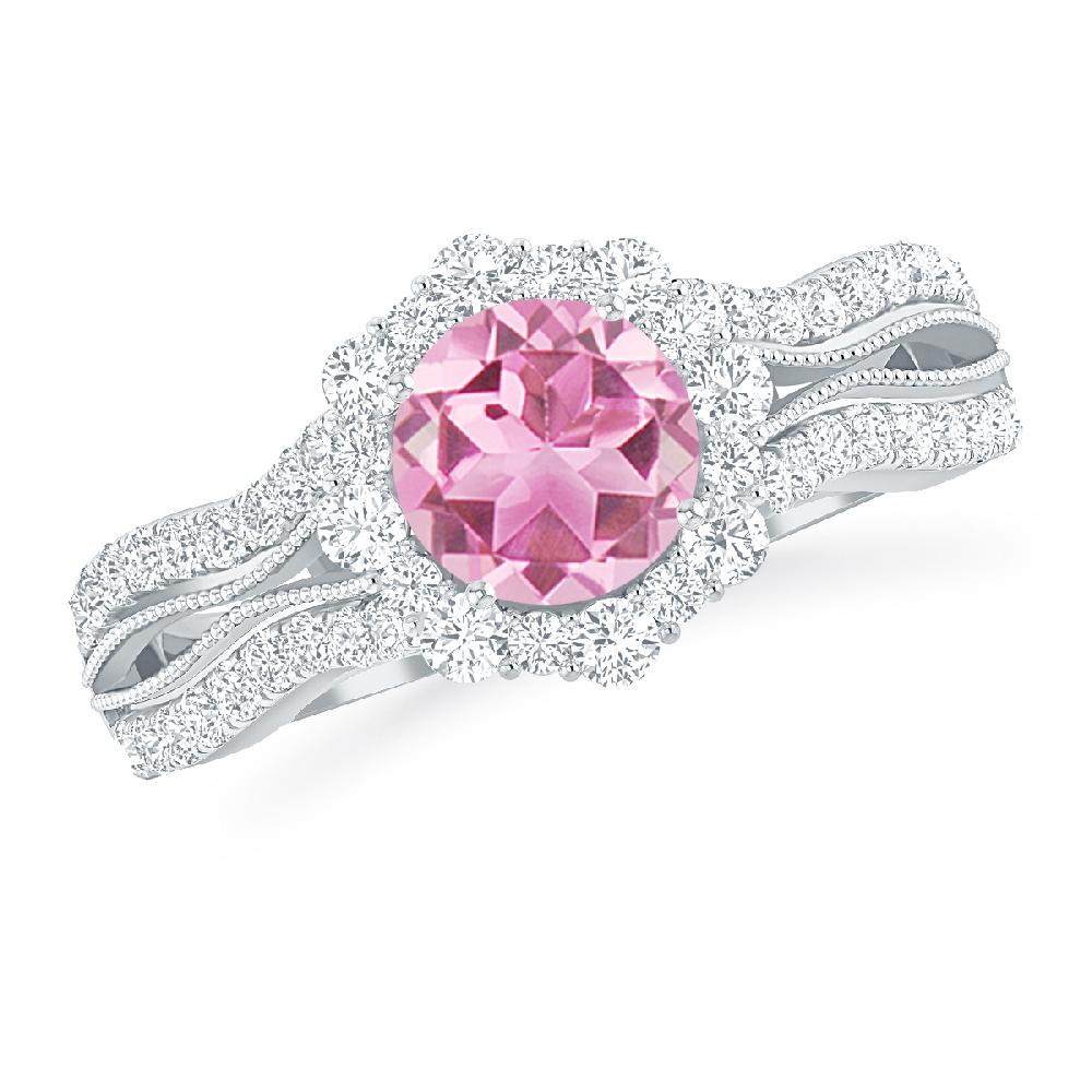 White Gold - Pink Tourmaline