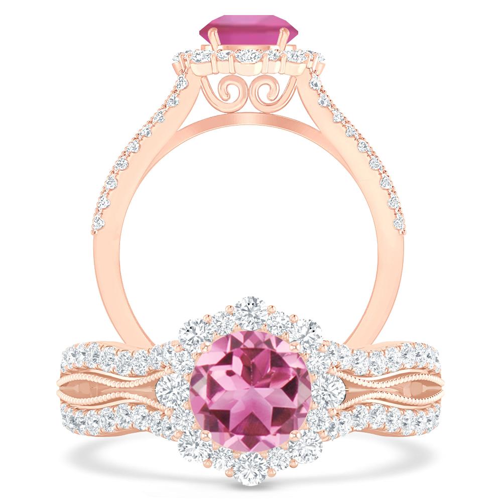 Rose Gold - Pink Tourmaline