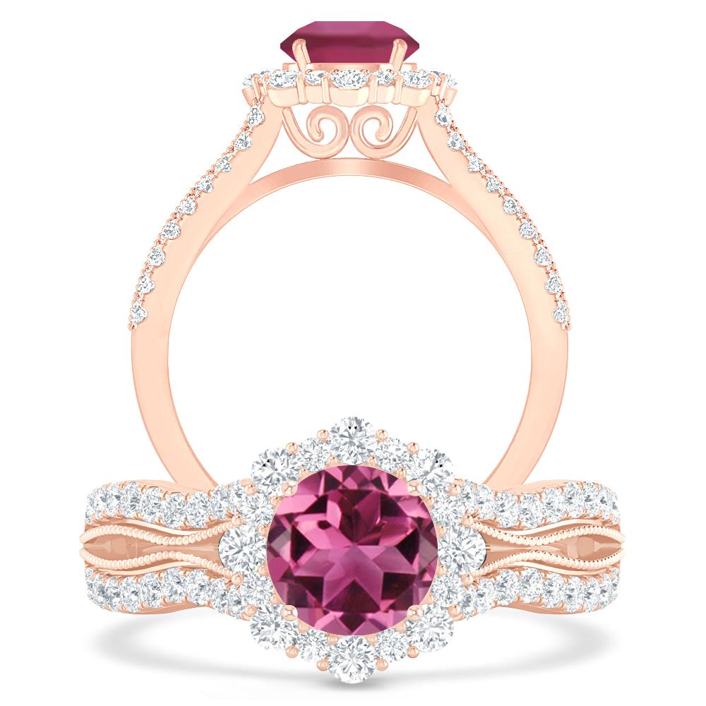 Rose Gold - Pink Tourmaline