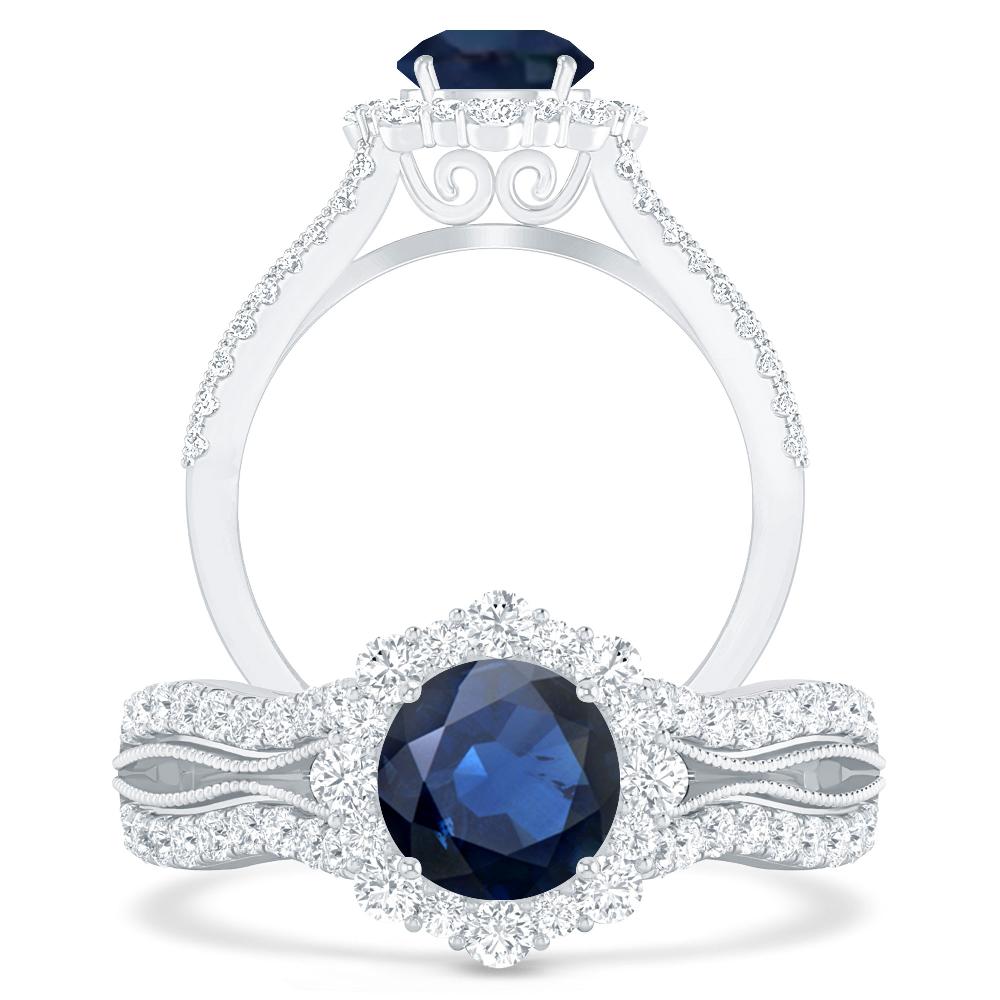 White Gold - Sapphire