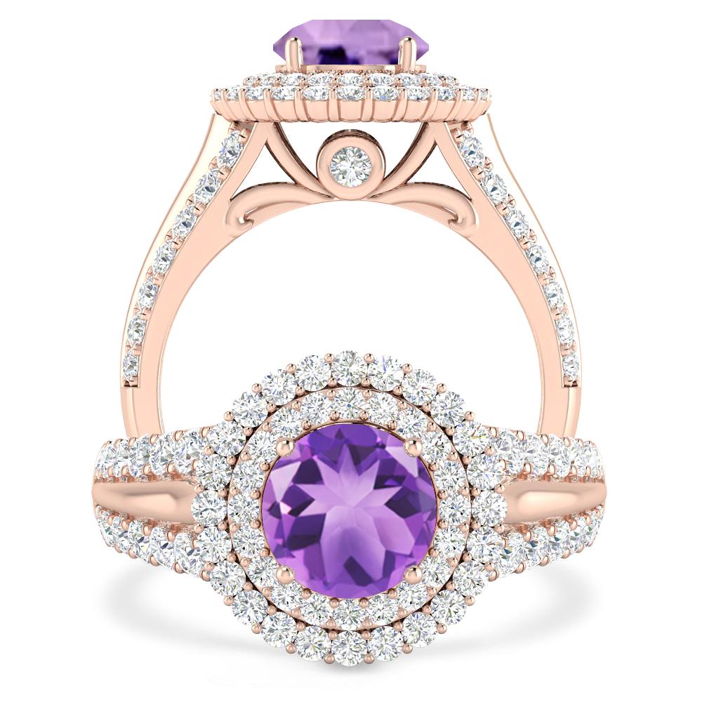 Rose Gold - Amethyst