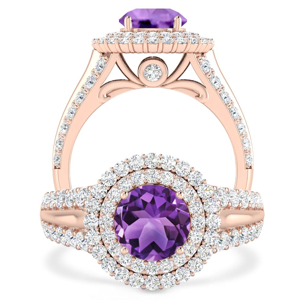 Rose Gold - Amethyst