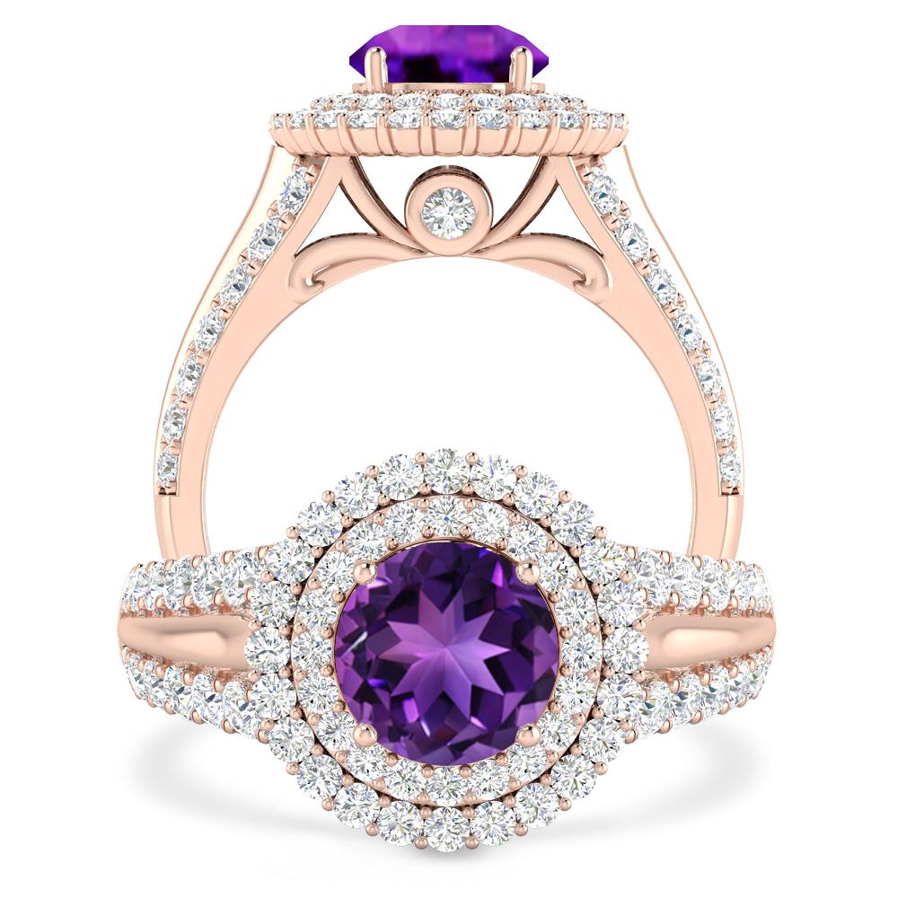 Rose Gold - Amethyst