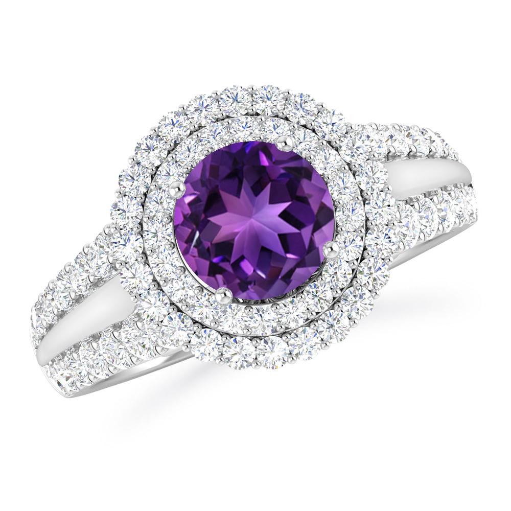 White Gold - Amethyst