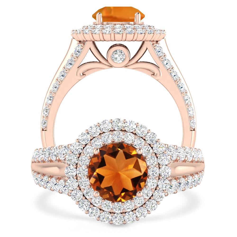 Rose Gold - Citrine