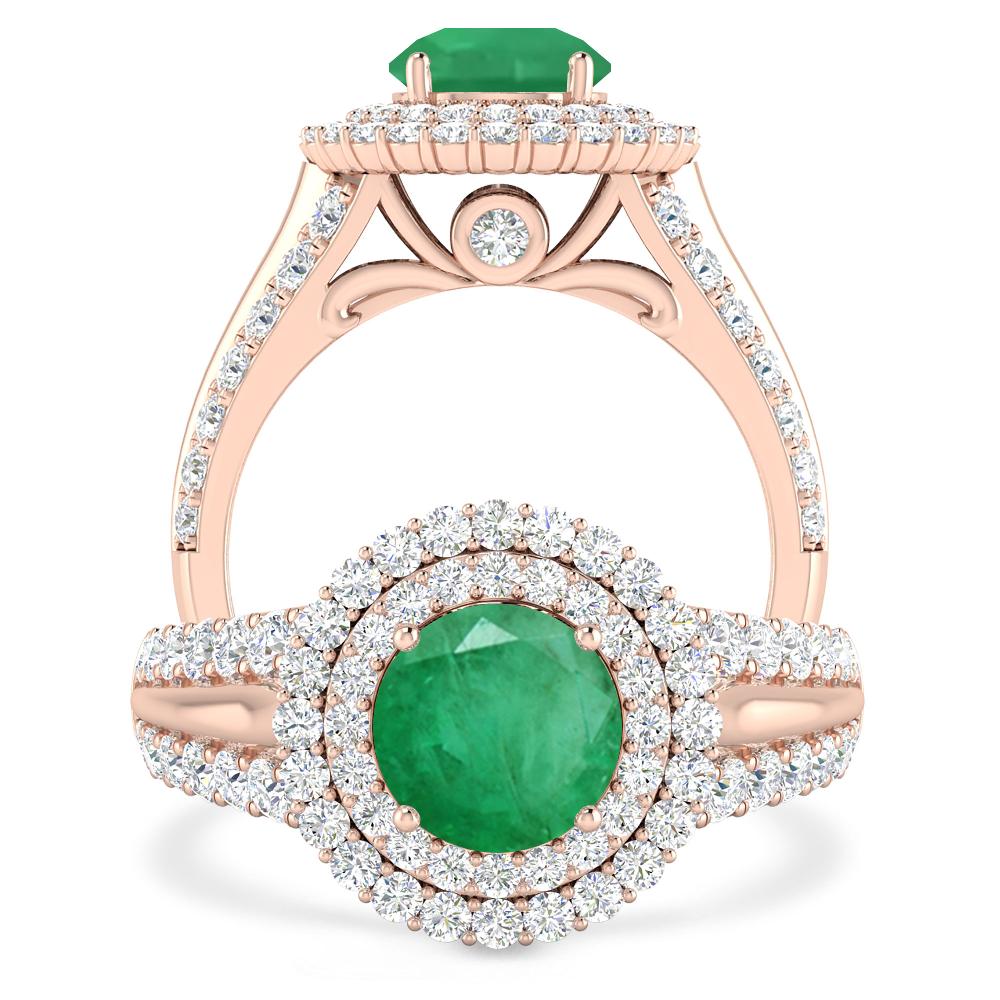 Rose Gold - Emerald