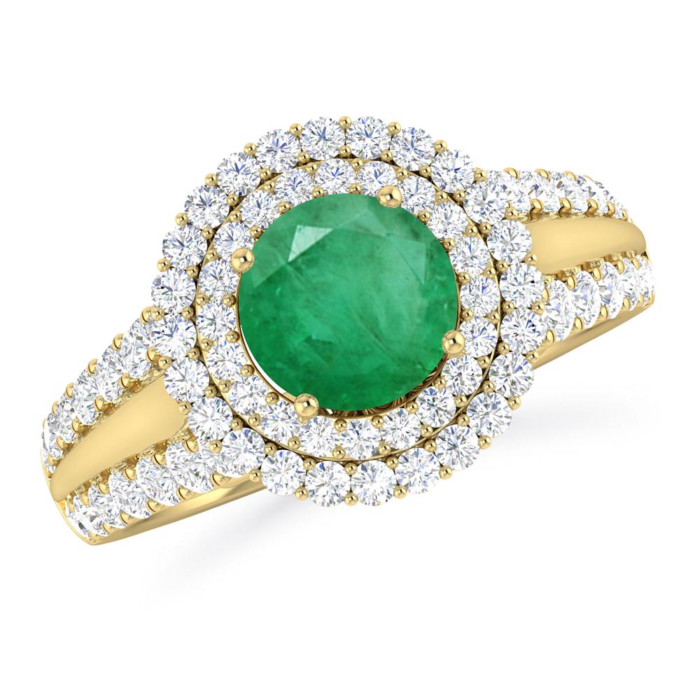 Yellow Gold - Emerald