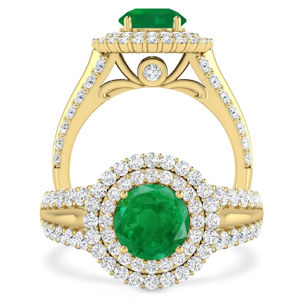 Yellow Gold - Emerald