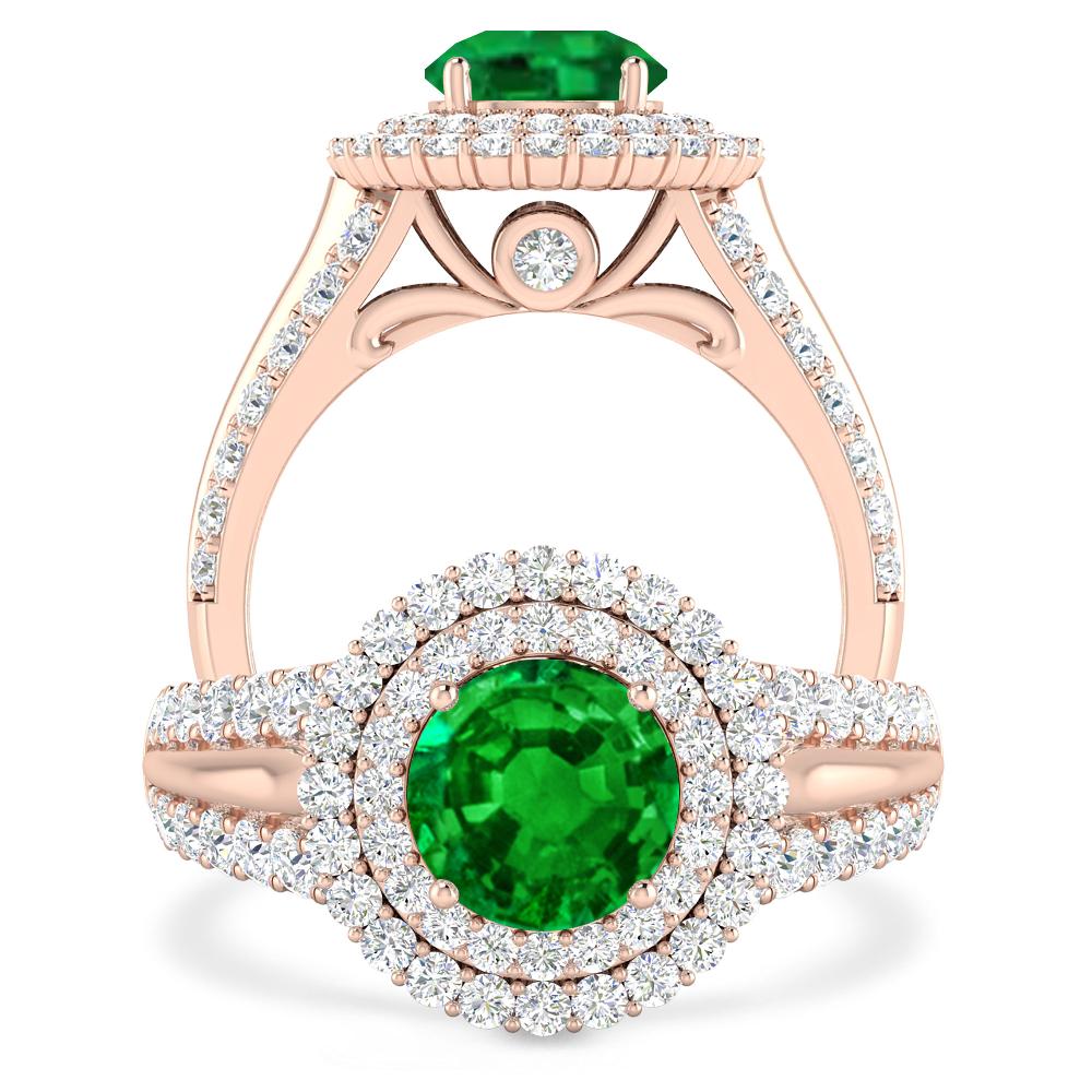 Rose Gold - Emerald