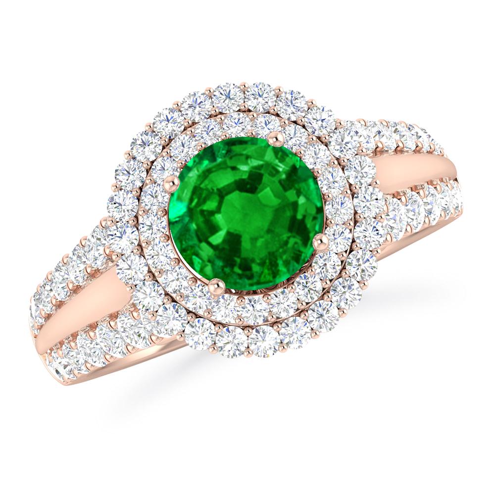 Rose Gold - Emerald