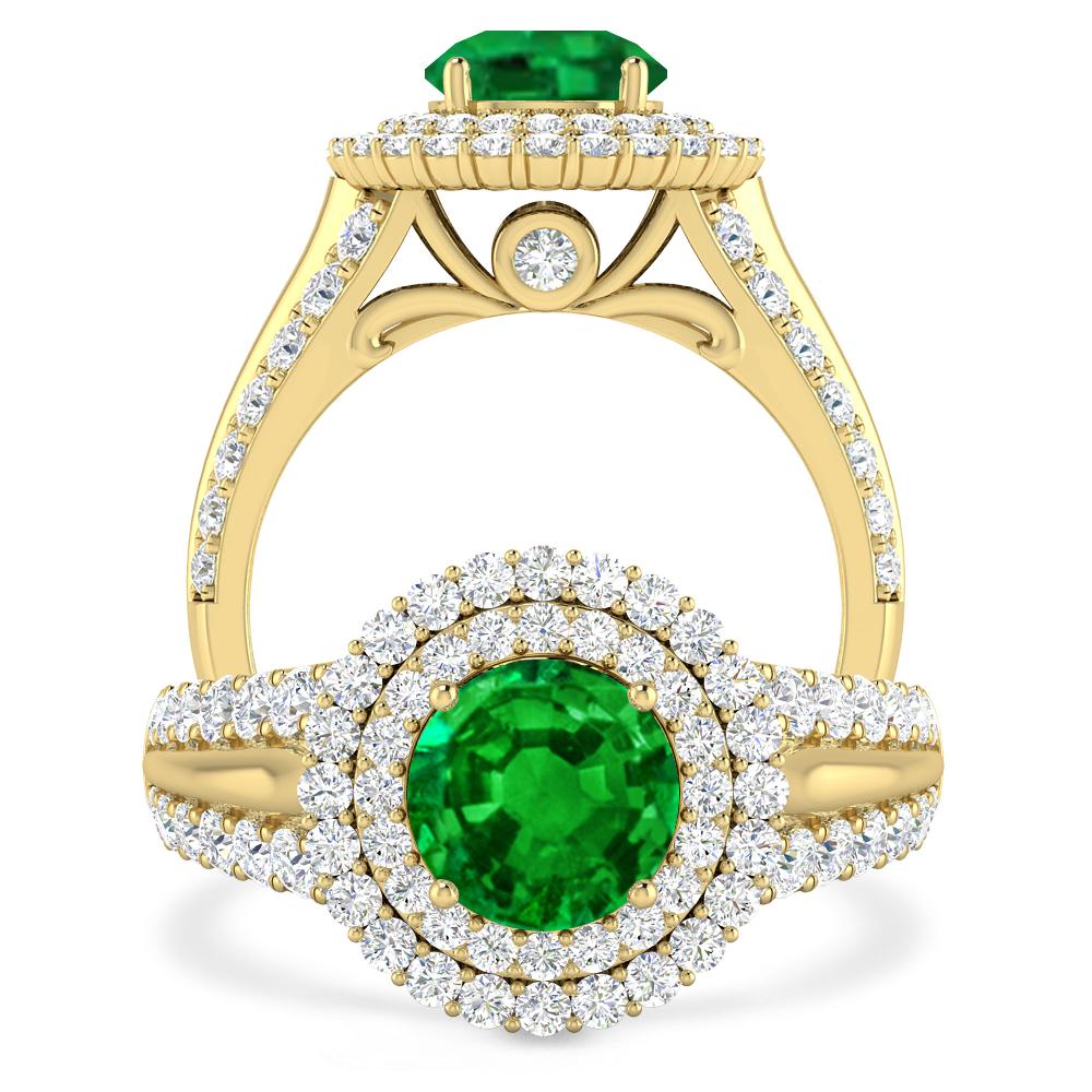 Yellow Gold - Emerald