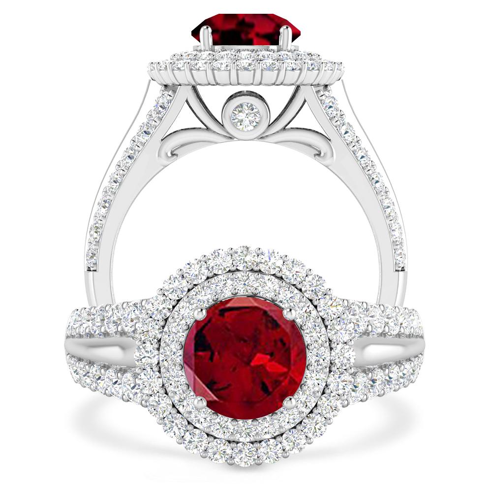 White Gold - Garnet