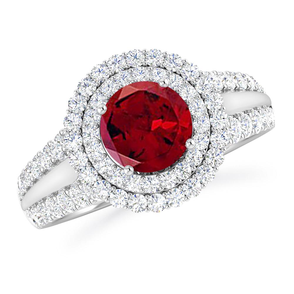 White Gold - Garnet