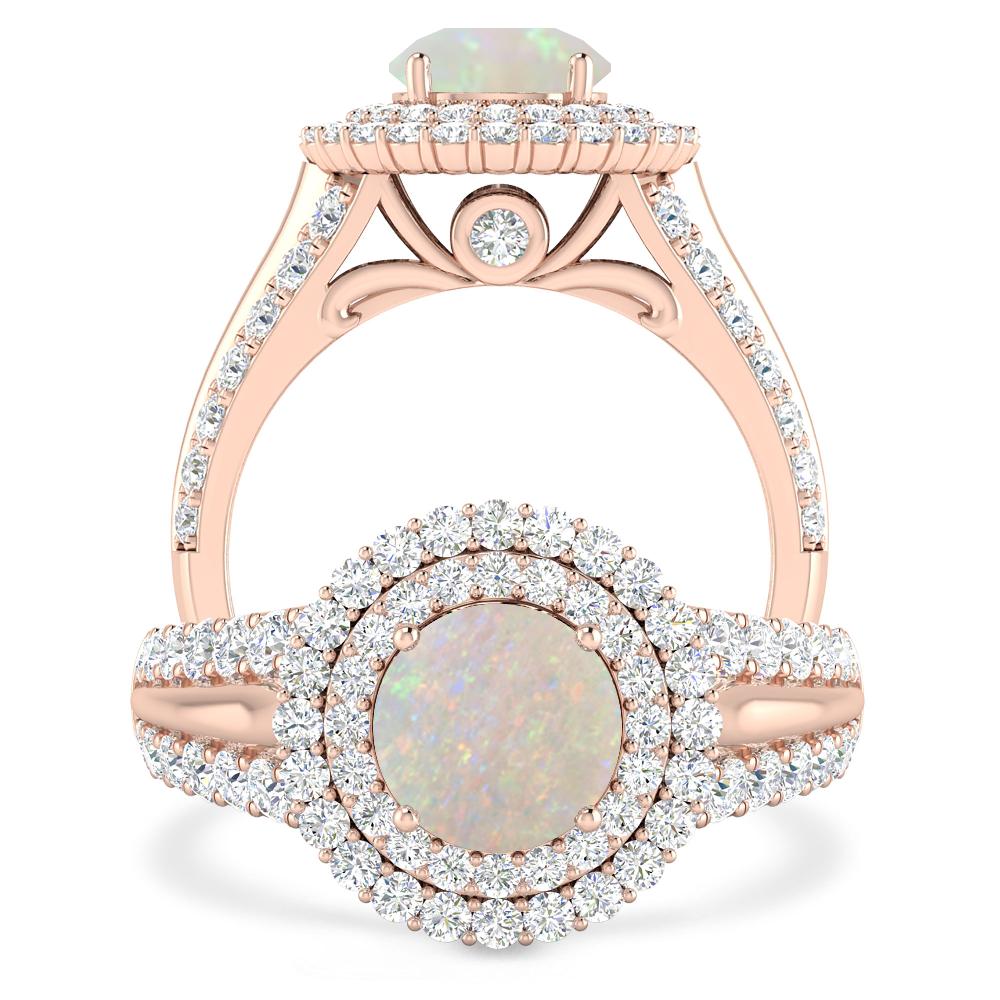 Rose Gold - Opal