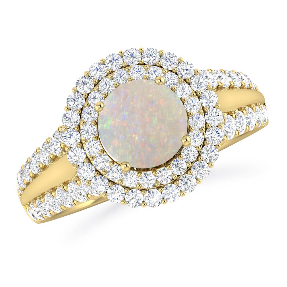 Yellow Gold - Opal