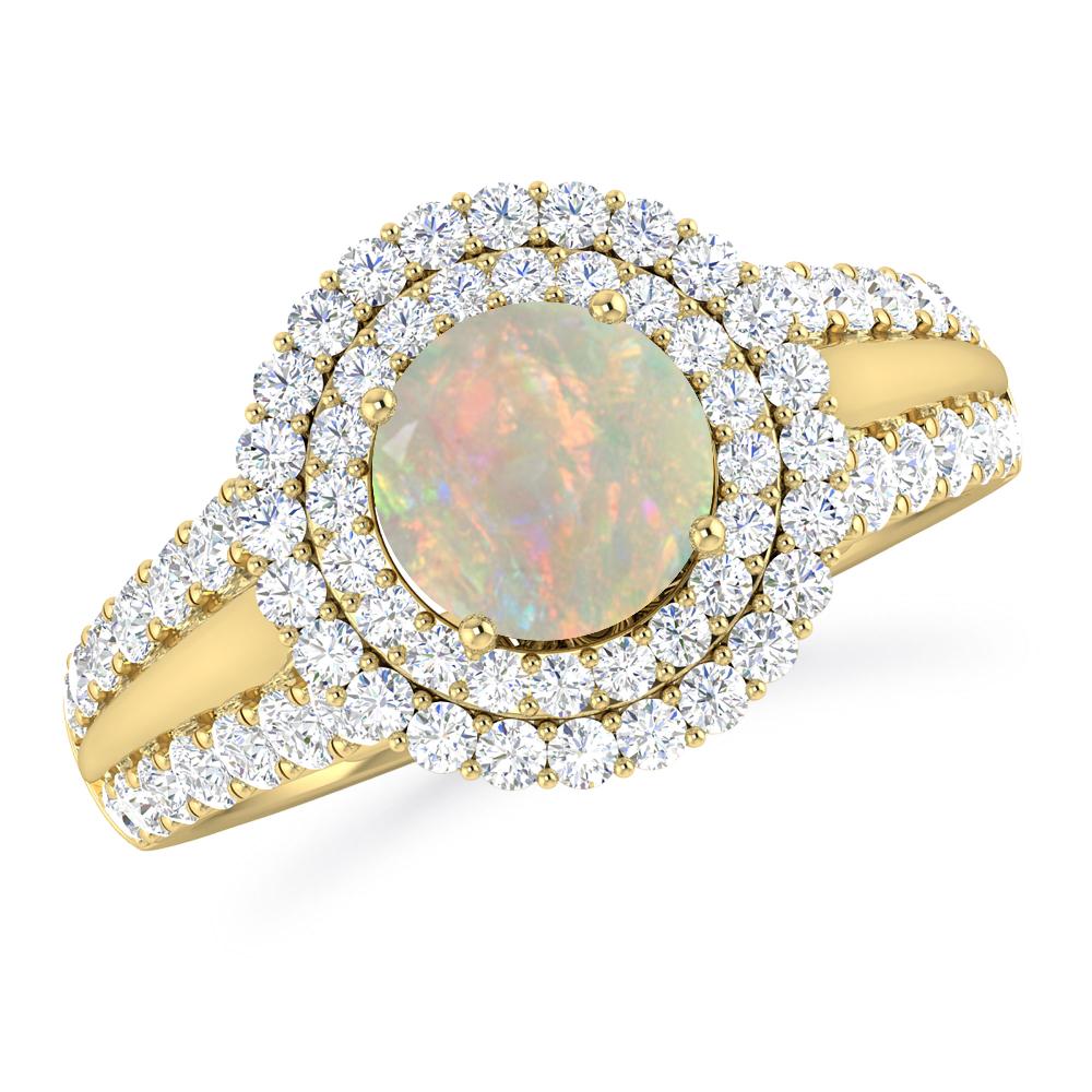 Yellow Gold - Opal