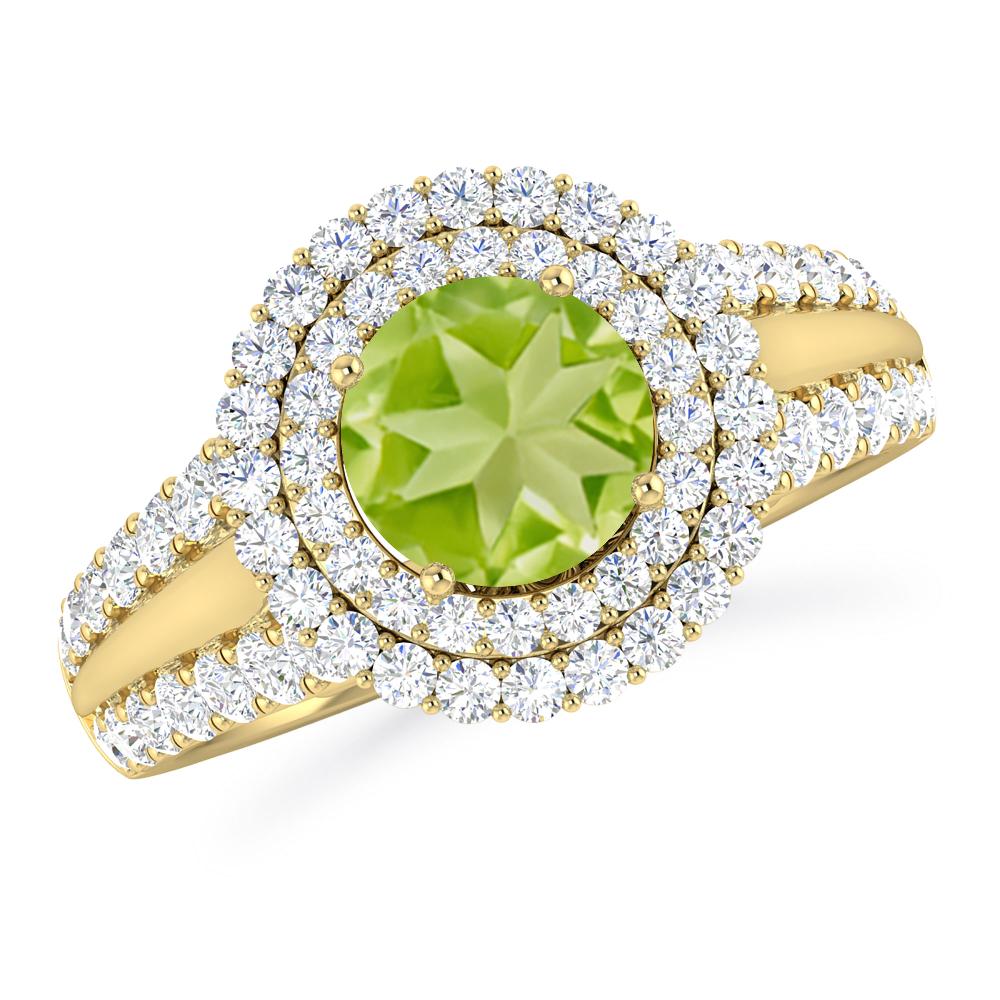 Yellow Gold - Peridot