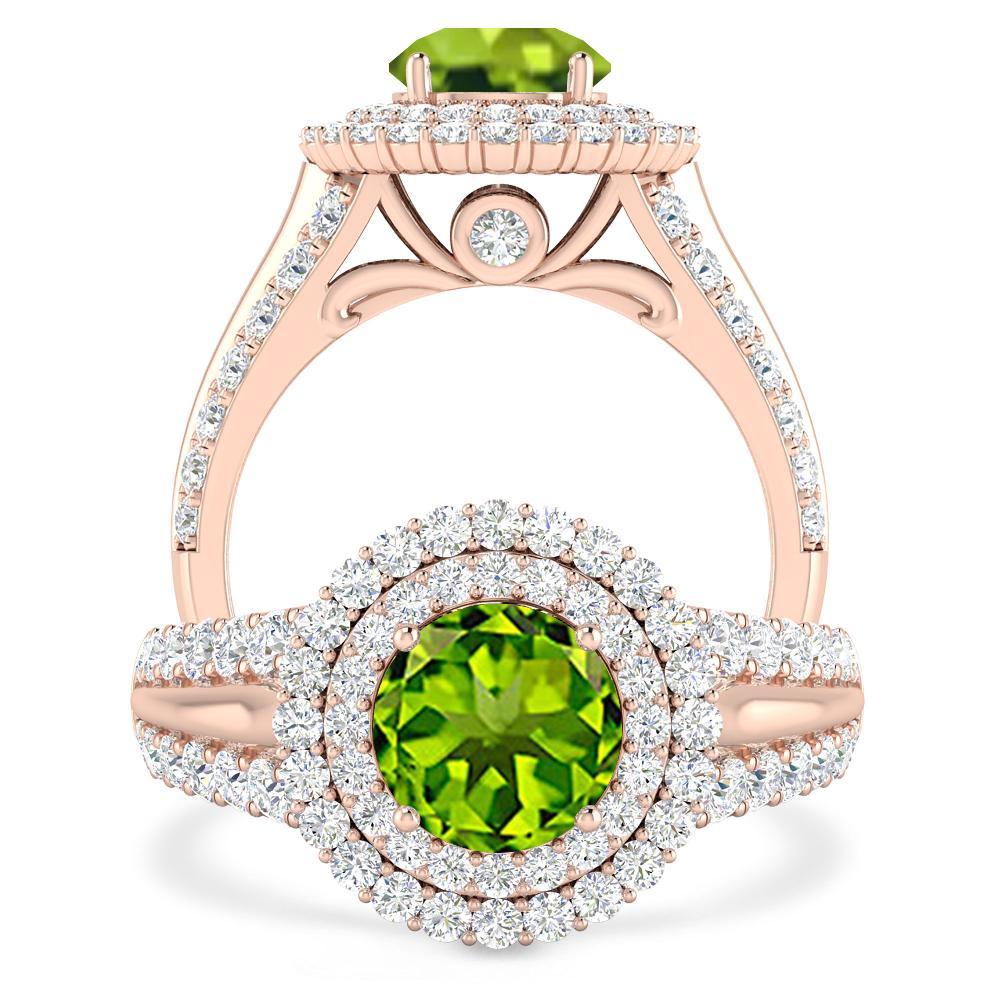 Rose Gold - Peridot