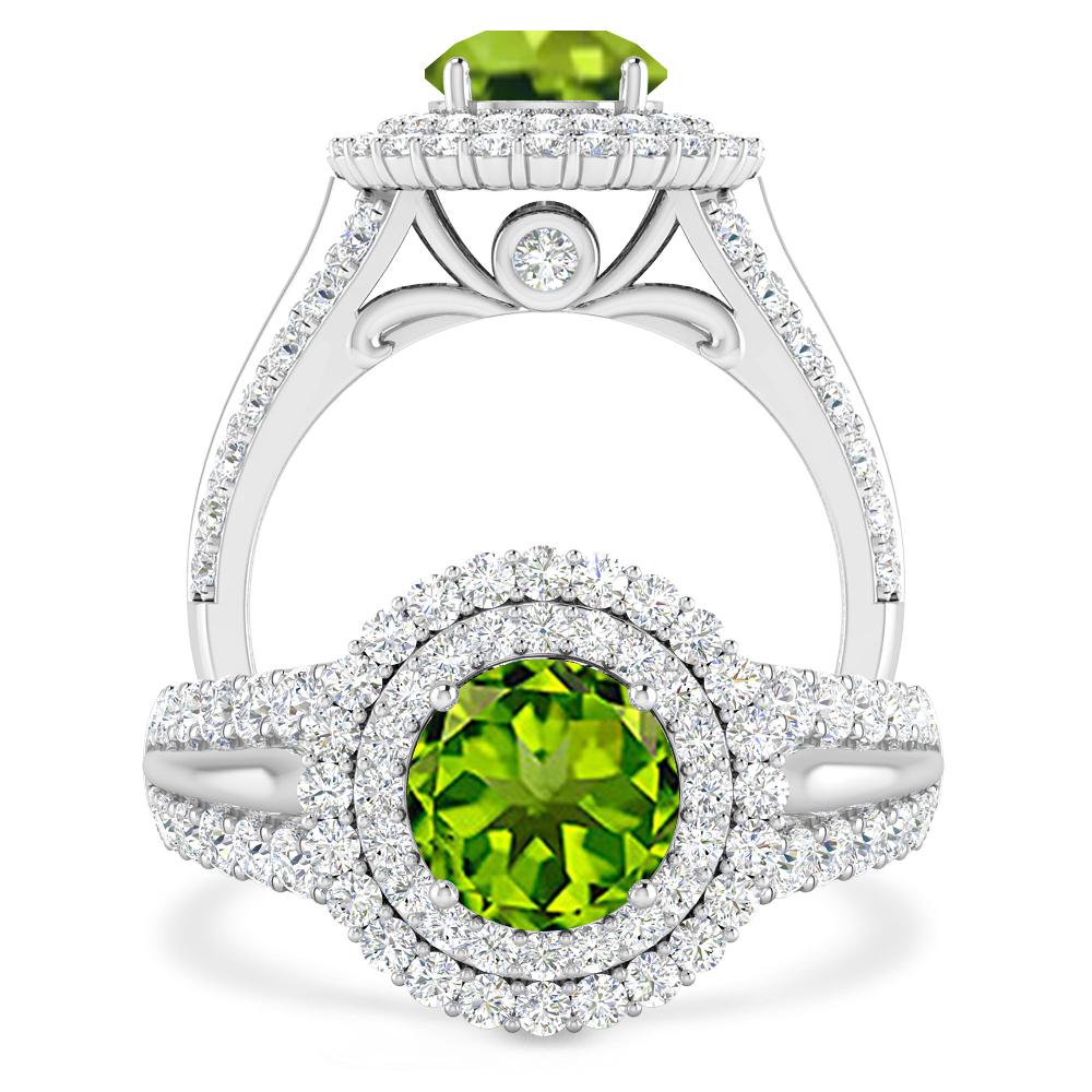 White Gold - Peridot