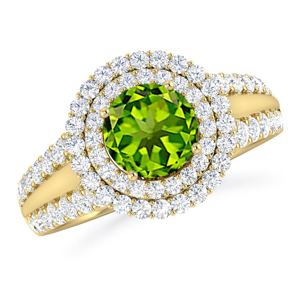 Yellow Gold - Peridot