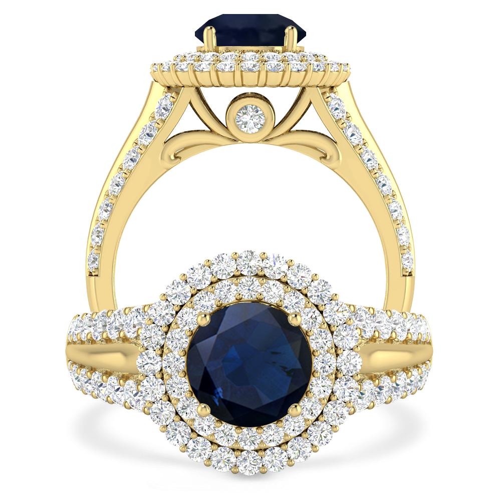 Yellow Gold - Sapphire