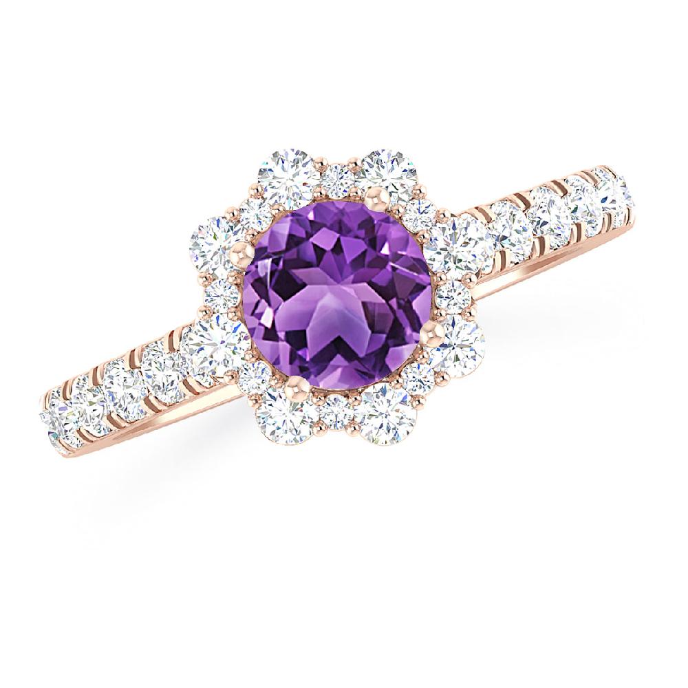 Rose Gold - Amethyst