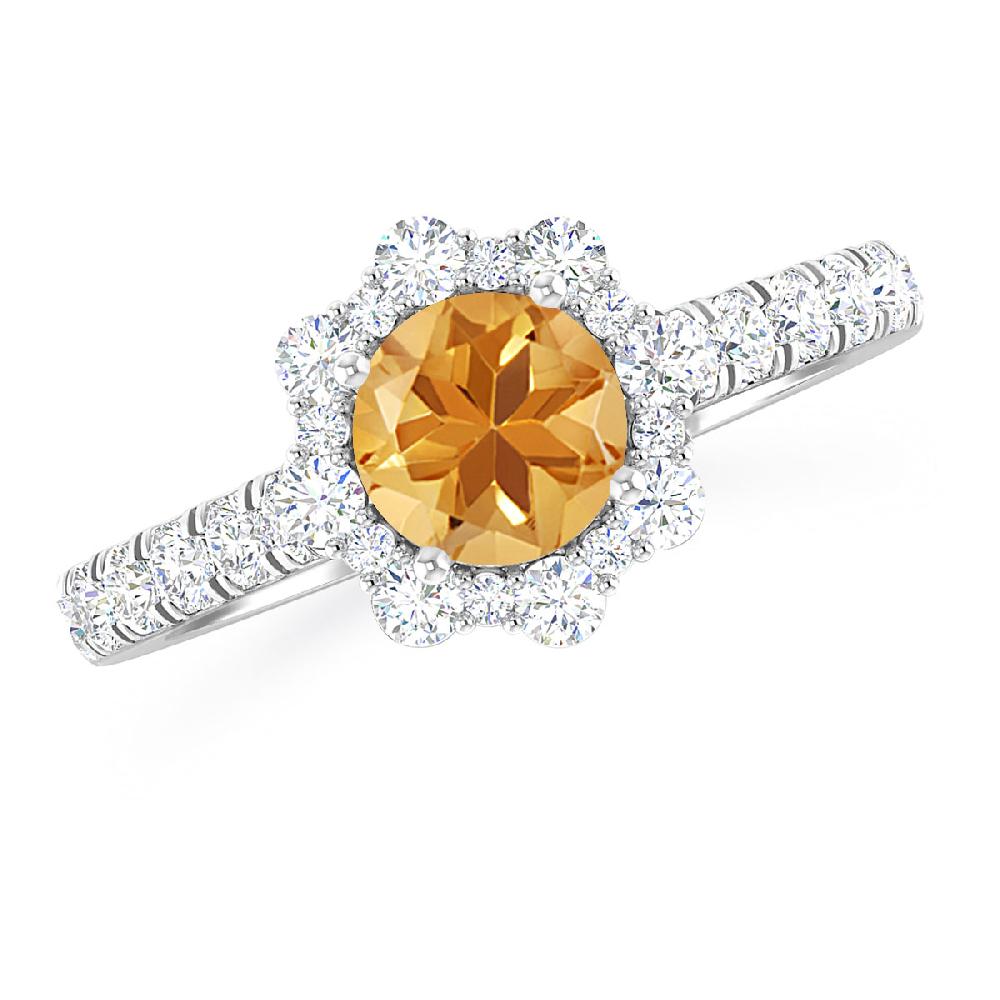 White Gold - Citrine