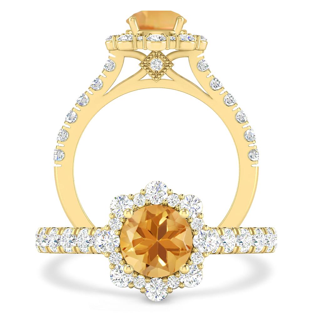 Yellow Gold - Citrine