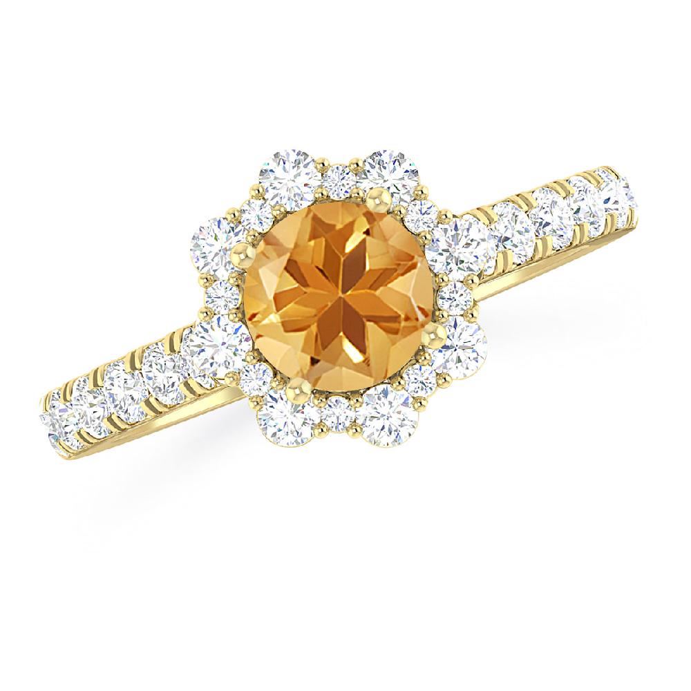 Yellow Gold - Citrine