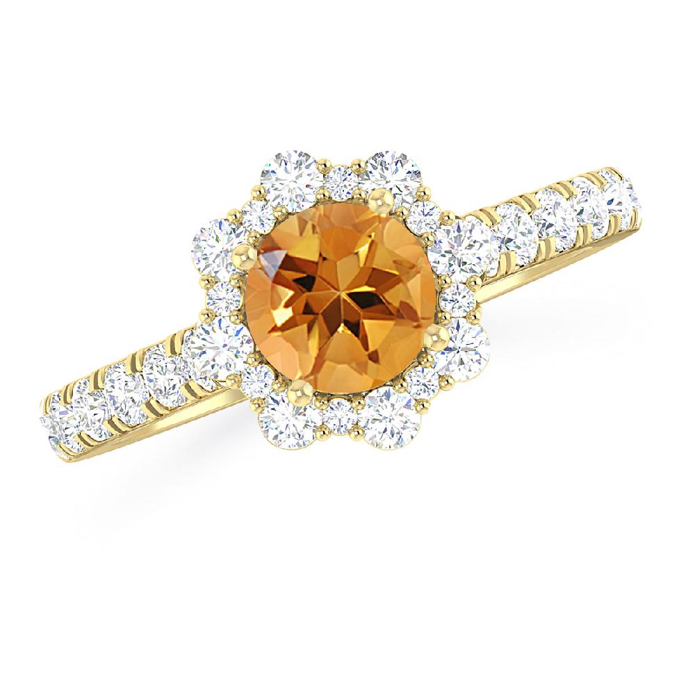 Yellow Gold - Citrine