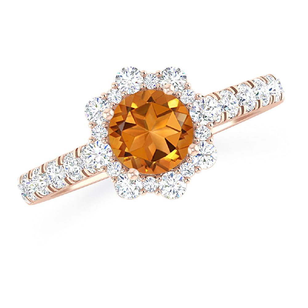 Rose Gold - Citrine